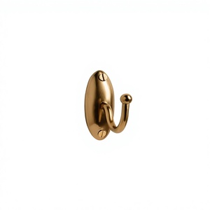 Classic Style Brass Coat Hook Hardware Items Door & <b>Wall</b> <b>Mounted</b> <b>Cupboard</b> Shelve Hooks Multifunctional Design Luxury Cloth Hook - Product Image 1