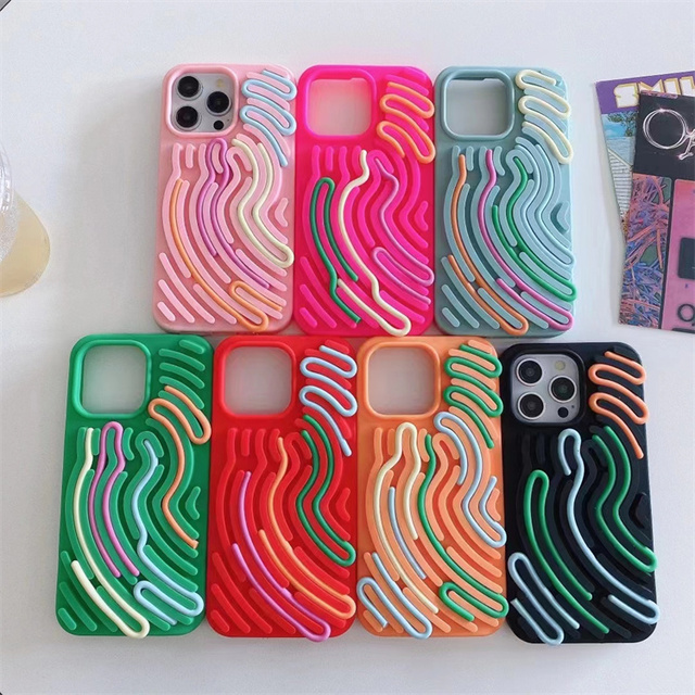 2024 Newest Design Creative Phone Case for iPhone 16 Pro Max Funny Sensory Activity Silicone Case for 15 Pro Mobile Cover