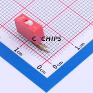 DSDA01LHGETR DIP Switch Switch Single Pole Single Throw 1 PC Pin 2.54mm - Product Image 1