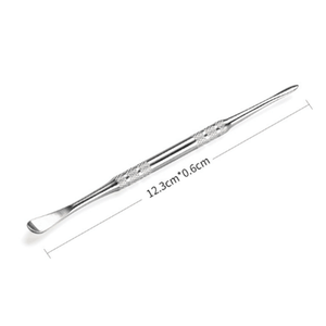 QITOO Wax <b>Carving</b> <b>Spoon</b> Stainless Steel Wax <b>Tool</b> Wax <b>Spoon</b> Double-Sided Cleaning Sculpting <b>Tool</b> - Product Image 2