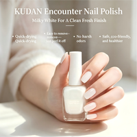 Vernis à ongles KUDAN brillant noir, blanc, gris, pelable, sans lampe, non toxique, facile à retirer, pour manucure DIY à domicile, vente en gros