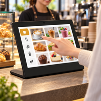 Tablette Android 10,1 pouces en forme de L, RK3566, écran tactile capacitif, terminal de commande pour café avec WiFi, Bluetooth, RJ45 et caméra