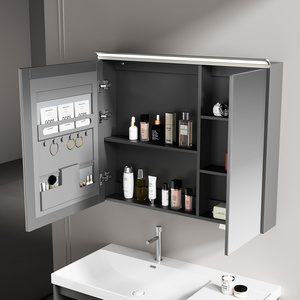 Meuble <span class=keywords><strong>de</strong></span> <span class=keywords><strong>salle</strong></span> <span class=keywords><strong>de</strong></span> <span class=keywords><strong>bain</strong></span> moderne <span class=keywords><strong>de</strong></span> luxe en bois massif <span class=keywords><strong>de</strong></span> haute qualité avec <span class=keywords><strong>lavabo</strong></span> en céramique intelligent, double tiroir et grande capacité <span class=keywords><strong>de</strong></span> rangement pour usage hôtelier - Product Image 5