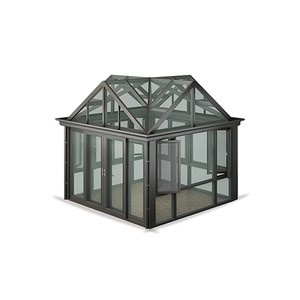 Custodia per Patio con giardino d'inverno prefabbricata moderna <span class=keywords><strong>casa</strong></span> di vetro Free Standing 3 4 stagioni in alluminio - Product Image 2