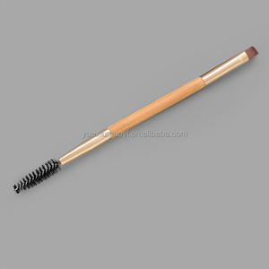 Meilleure vente d'outils de pinceau de maquillage Brosse à sourcils pour mascara à double tête marron unique Ventes directes d'usine pour rouge à lèvres Utilisation de brillant à lèvres - Product Image 3