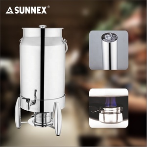 קשירת חלב נירוסטה קלאסי דלות מראה מלוטשת 11.4l מתקן מגניב וחלב חם מתקן למזנון - Product Image 2