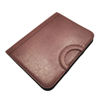 Porte-documents en cuir PU A4 personnalisé Modermqiu, porte-documents de présentation d'entreprise avec poignée magnétique
