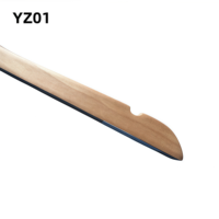 Cintres en bois naturel, gain de place, finition laquée, pour armoire, magasin, boutique, supermarché, présentation de vêtements
