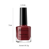 Ensemble de vernis à ongles pelable à base d'eau en 20 couleurs, 7,5 ml, séchage rapide, non toxique, pour manucure DIY, salon