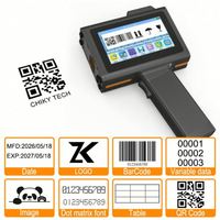 Impresora de Fechas de Caducidad de Inyección de Tinta Fabricada en China, Impresora de Inyección de Tinta Multilingüe y Estable para Impresión de Tarjetas de PVC y Madera