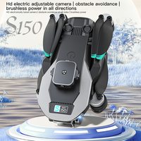 S150 Mini Quadecopter Drone 480P Double Caméra Hélicoptère Évitement D'obstacles Moteur Brushless Dron Avion