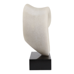 Scultura moderna a spirale in resina su base di marmo per decorazioni per la casa, soggiorno, bagno, tavolino da caffè. - Product Image 3