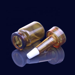 Tappo Contagocce in Plastica Trasparente Ambrata Bianca da 20mm con Testa a Corno in PE PP <span class=keywords><strong>per</strong></span> Flaconi di <span class=keywords><strong>Medicinali</strong></span> in Vetro, Fiale di Penicillina - Product Image 5