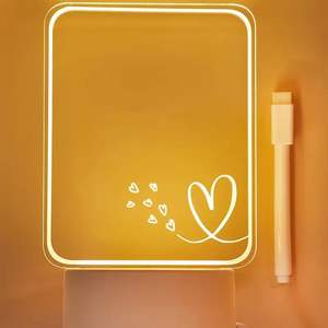 批发霓虹灯<span class=keywords><strong>LED</strong></span>儿童写字板亚克力板遥控ABS简约卧室用USB中国制造 - Product Image 1