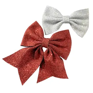 Christmas Hairpin Set Hair Accessories cute Glitter Bows Duckbill Clip Hair Clip Party For Kids Girls Decorate Hairpin