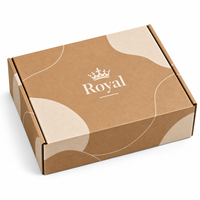 Boîte cadeau en carton ondulé de luxe personnalisée avec logo, pliable, pour l'expédition de vêtements, de bijoux, pour le commerce électronique, vente en gros