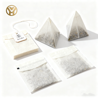 Voll automatische Nylon PLA Triangle Pyramid Teebeutel-Verpackungs maschine mit einem Knopf zum Umschalten von drei Beutel formen