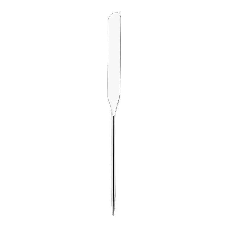Free sample Trending makeup tools stainless steel makeup spatulas korean foundation spatula with custom logo