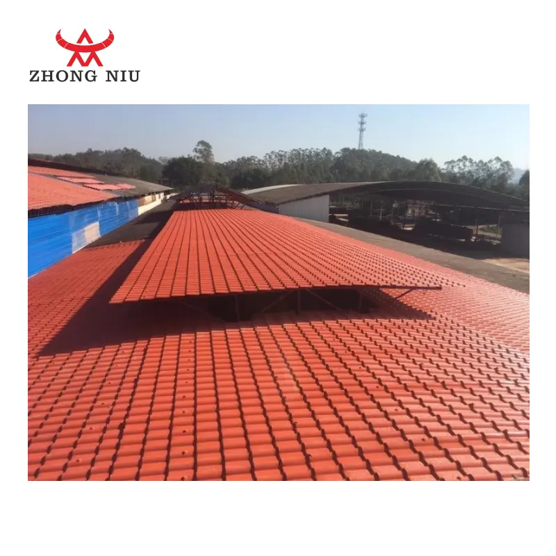 Asa PVC-Dach bahnen Arten von Kunststoff-Dachziegeln als beschichtete Kunstharz-Dach bahnen