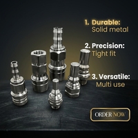 Proveedor Personalizado de Piezas Mecánicas de Precisión, Servicios de Mecanizado CNC de Torneado y Fresado para Aluminio, Acero Inoxidable y Piezas Roscadas