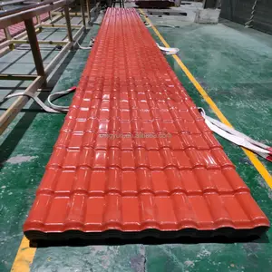 Telhas de aço leve industriais para vilas, sacos de asfalto coloridos, revestimento de plástico/plasticidade para telhados, revestimento de PVC, azulejos dobrados