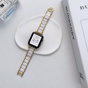 Correa Híbrida de Resina y Metal para Apple Watch Ultra 2/1 Series 10 9 8 7 6 5 SE, Venta al Por Mayor de Fábrica Upro, Brazalete para Reloj de Mujer - Product Image 5