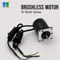 Moteur CC sans balais GOLDGUN série 57, 210W, 24V, 3000 tr/min, longueur du corps 115 mm, moteur BLDC avec contrôleur pour articulations de servo/robot