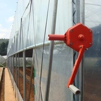 Serre tunnel monocouche en film plastique pour petit jardin potager, kit complet avec système hydroponique pour l'agriculture