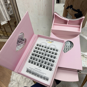 Bán Buôn Chuyên Nghiệp Tự Làm Lash Mở Rộng Kit Handmade 8D Cụm Pre-Cắt Phân Khúc Lông Mi 0.07Mm D-Curl Cá nhân Lông Mi Keo - Product Image 5