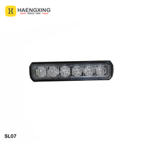 Luz LED estroboscópica impermeable para salpicadero de coche, de 3W luz de emergencia, de doble Color, con 26 luces intermitentes, 9-30V