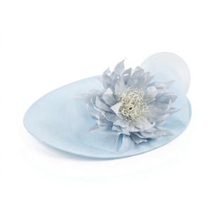 Sombrero Fascinador <span class=keywords><strong>de</strong></span> Sinamay Verde Claro con Flor Hecha a Mano para Mujer, Ideal para Fiestas Formales, Té, Bodas, Carreras, Iglesia, Cócteles - Product Image 4