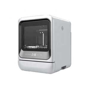 Lave-vaisselle de comptoir portable avec fonction de séchage PTC 360. Mini Lave-vaisselle de Table à Double Bras de Pulvérisation Brk-kt16 - Product Image 4