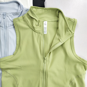 Chaleco Deportivo con Cierre para Mujer - Top sin Mangas de Secado Rápido y Corte Ajustado para Gimnasio, Running y Yoga - Product Image 3