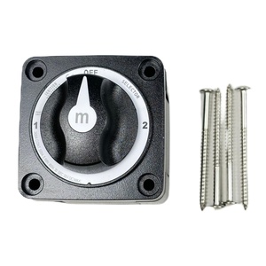 6008200 interruttore <span class=keywords><strong>batteria</strong></span> <span class=keywords><strong>a</strong></span> 3 posizioni selettore serie 6008200 M-nero per veicoli nautici - Product Image 2