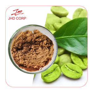 공장 공급 허브 추출물 클로로겐산 5% -50% 녹색 커피 콩 추출물 - Product Image 1
