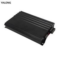 Amplificateur de voiture 4 canaux 12V haute puissance pour système audio de voiture, haut-parleurs et caisson de basses