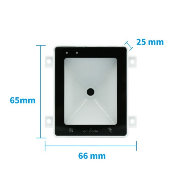 Outdoor Bar Code Scanner RS485 RFID Card Reader 2D Barcode Reader Waterproof Auto Scanner QR Access Control