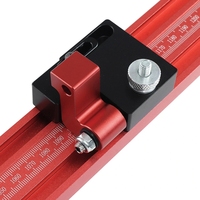 Guide d'extension du bois en alliage d'aluminium, connecteur de Rail en T pour Rail de scie à chaîne système de Guide parallèle