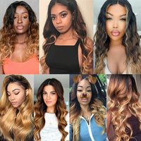 Vendeur en gros Ombre 1b/4/27 Raw Péruvienne 32 40 Pouces Vierge Cheveux Avec 6x6 Fermeture Lumière Pourpre Profonde Vague de Corps Bundles Cheveux