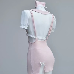 Japanisches Cosplay Kawaii Krankenschwester-Kostüm <span class=keywords><strong>Sexy</strong></span> Dessous Gratis Strümpfe Lingerie Femme <span class=keywords><strong>Sexy</strong></span> Flitterwochen <span class=keywords><strong>Sexy</strong></span> Nachthemd Damen Nachtkleid - Product Image 5