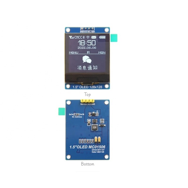 1.5 inch OLED LCD Module Screen IIC 128*128 LCD Display support U NO R3