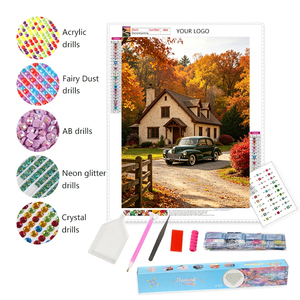 Kit <span class=keywords><strong>de</strong></span> <span class=keywords><strong>Pintura</strong></span> <span class=keywords><strong>de</strong></span> Diamantes 5D DIY LS 60x80CM, Paisaje Vintage Campestre Impreso, Lienzo <span class=keywords><strong>de</strong></span> Terciopelo Premium Ecológico, Taladro Completo para Aficionados - Product Image 1