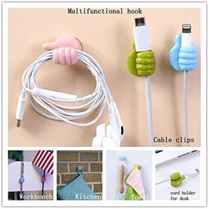Bathroom Multifunction Organizer Silicone Thumb up Wall Hook Custom Logo Smart Silicone 10 Luxury PVC Waterproof Aluminum Single - Product Image 4