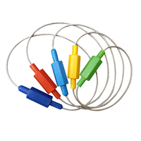 ZL-S008 ABS Kunststoffbeschichtete 1,5mm Durchmesser Container-Kabelsiegel Sicherheitskabelsiegel für Kraftstofftanks