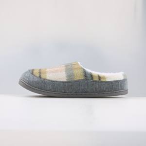 CORIFEI sandalet toptan kürk ızgara tasarım İngiliz tarzı örgü kadınlar için düz terlik keçe - Product Image 6