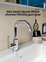 Robinet de cuisine en acier inoxydable classique et moderne avec cartouche céramique, rotation à 360 degrés, montage sur plan, poignée unique