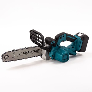 Scie à chaîne électrique sans balais rechargeable de 12 pouces, petite, de qualité industrielle, pour le bricolage, OEM 18-21V, pour le travail du bois - Product Image 1