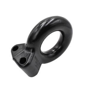 Barre d'attelage 3 "16000LBS Pintle Black Hitch Forging Eye Lunette Ring for Trailer - Product Image 1