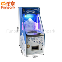 Mini Máquina Recreativa Empujadora de Monedas Deluxe con Dispensador de Premios y Cambiador de Billetes