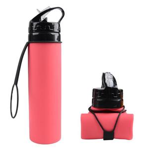 600Ml Large Capacity Silicone <strong>Foldable</strong> Water <strong>Bottle</strong> - Product Image 1